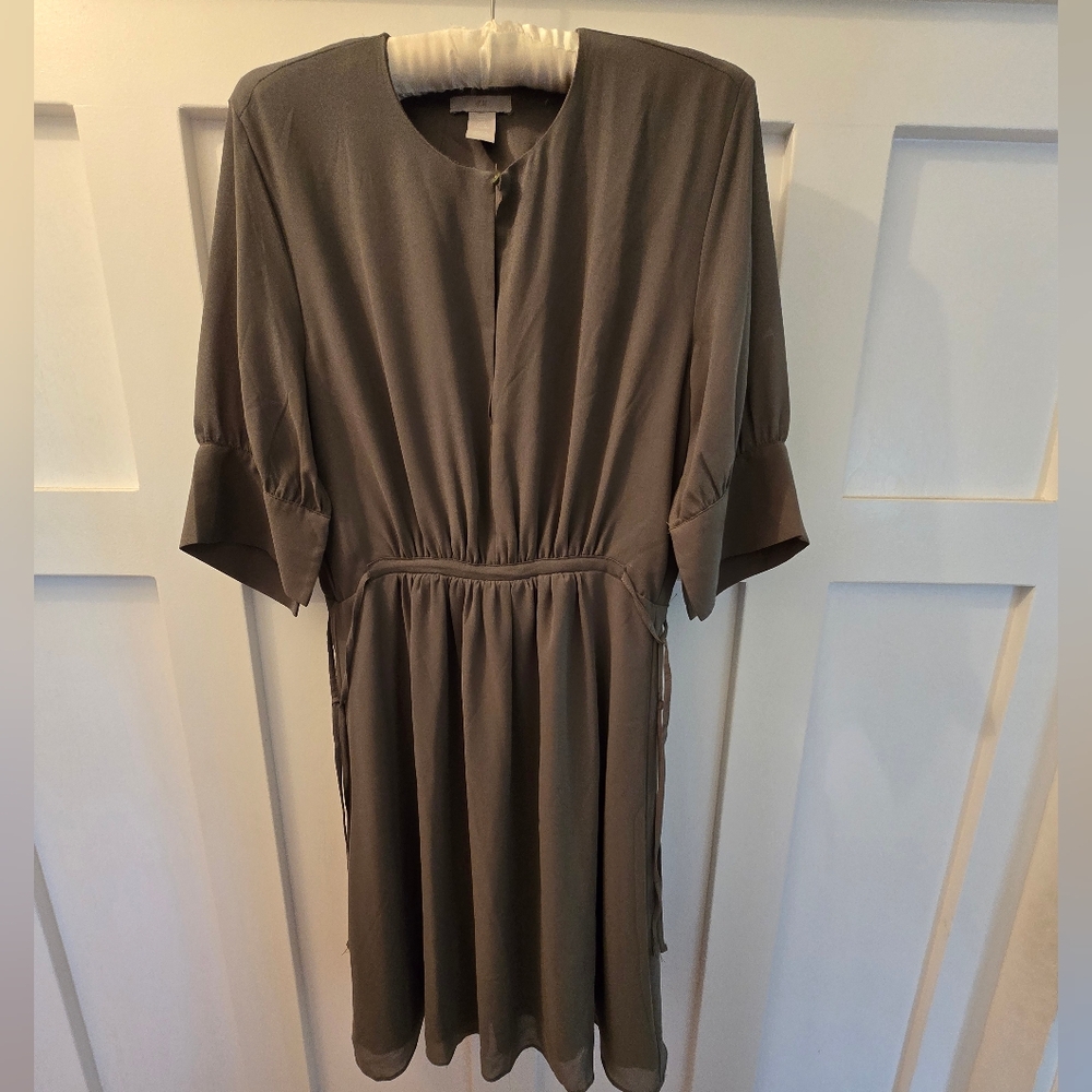 NWOT H&M Olive Green Dress
